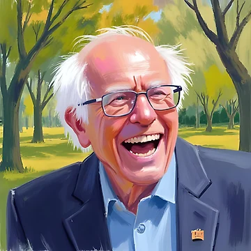Artwork thumbnail, Bernie Sanders by MattBStickers