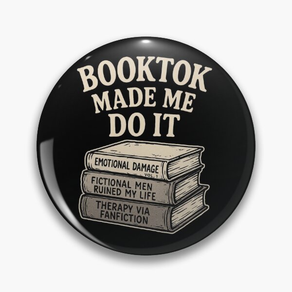 Item preview, BookTok Made Me Do It designed and sold by Fictional and Feral.