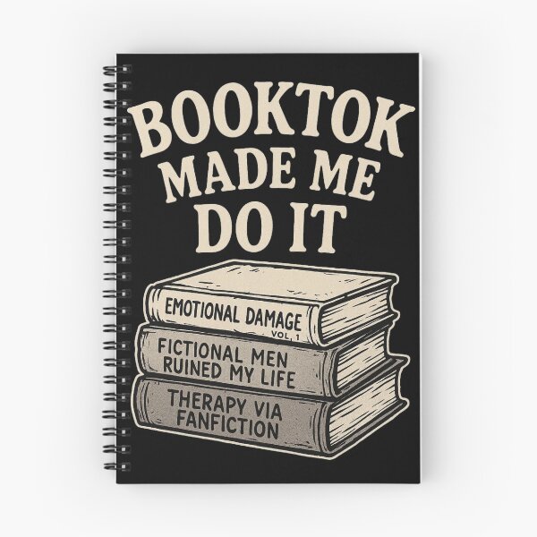 Item preview, BookTok Made Me Do It designed and sold by Fictional and Feral.