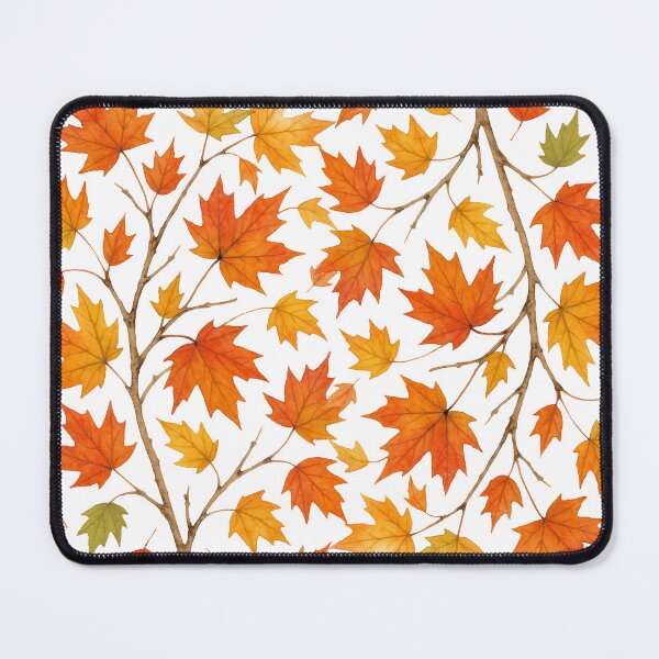 Item preview, Painted Fall Leaves on White designed and sold by BeJolley.