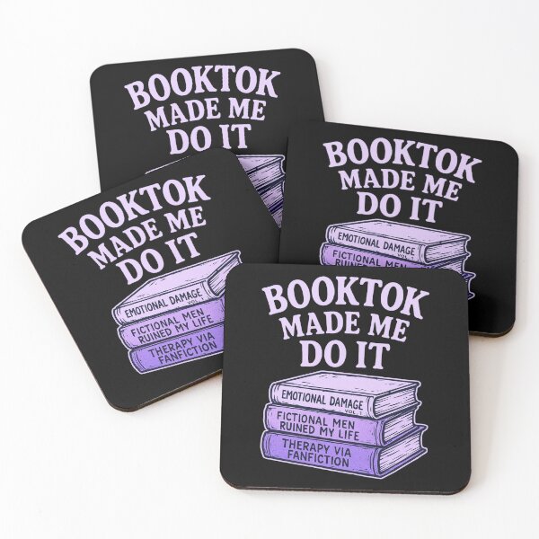 Item preview, BookTok Made Me Do It designed and sold by Fictional and Feral.