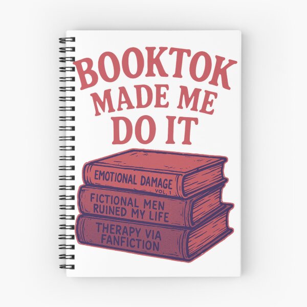 Item preview, BookTok Made Me Do It designed and sold by Fictional and Feral.