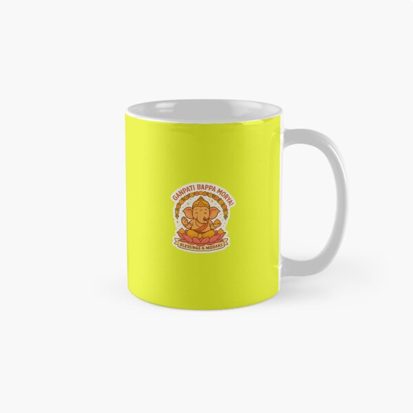Item preview, Ganpati Bappa Morya Sticker – Lord Ganesha Festival Decoration, Hindu Spiritual Art designed and sold by Sidly1111.