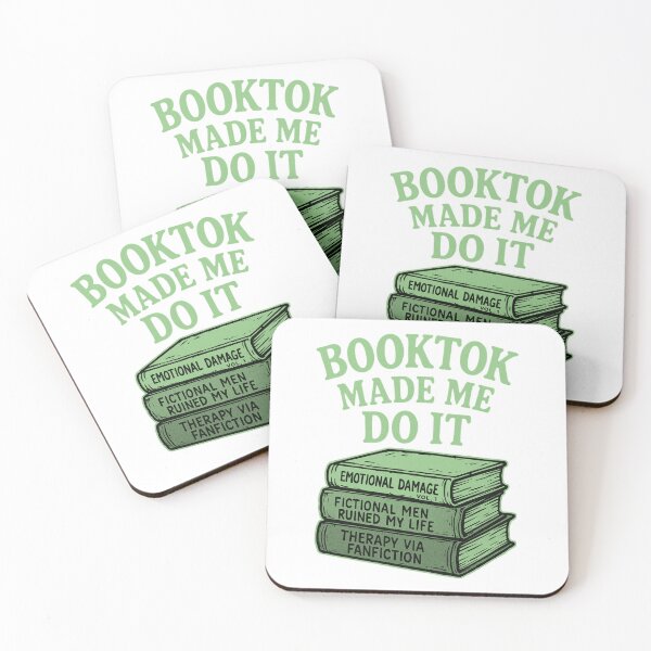 Item preview, BookTok Made Me Do It designed and sold by Fictional and Feral.