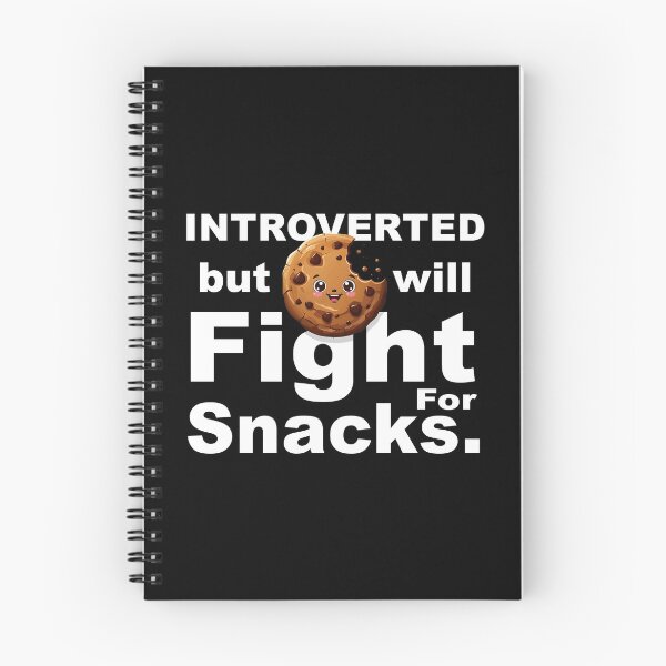 Aperçu de l'œuvre Introverti — Se battra pour des collations créée et vendue par TastefulDesigns.