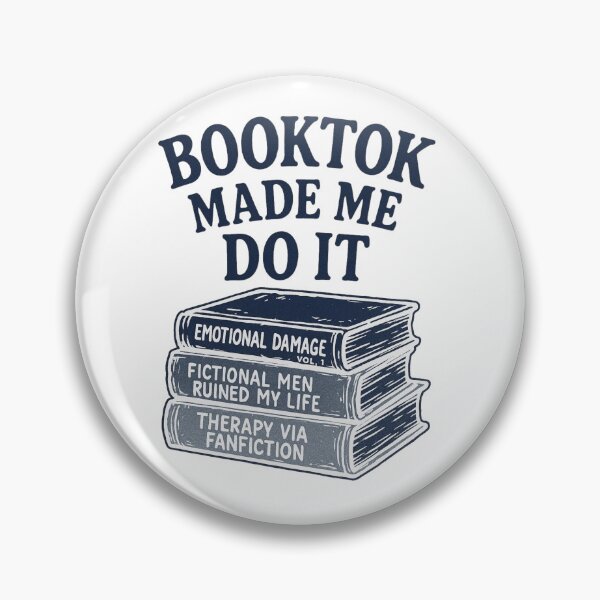 Item preview, BookTok Made Me Do It designed and sold by Fictional and Feral.