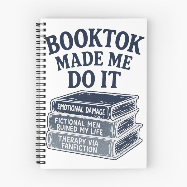 Item preview, BookTok Made Me Do It designed and sold by Fictional and Feral.
