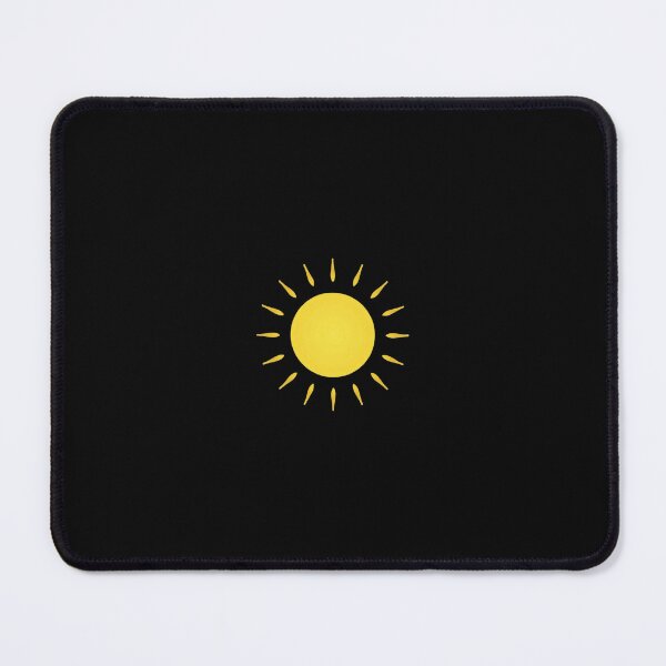Item preview, Minimalist Sun Icon – Flat Yellow Circle with Simple Rays designed and sold by ShadowLume.