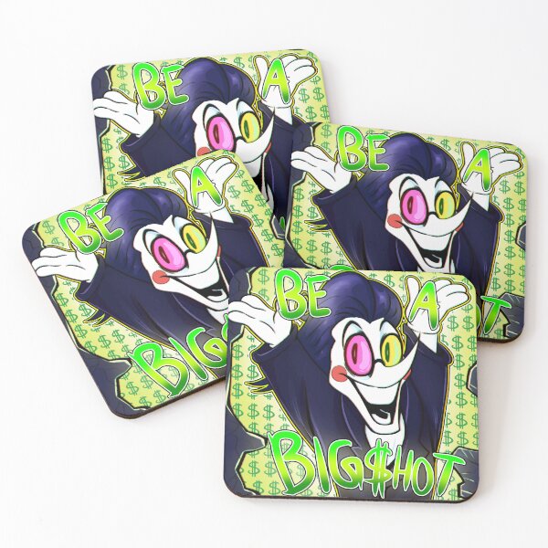 Item preview, Spamton Sticker Deltarune Be A Bigshot Illustration designed and sold by Ghostiemeister.