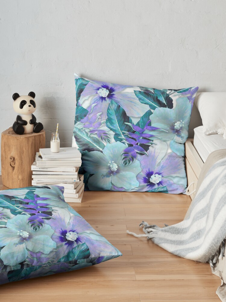 Alternate view of Lavender Ginger Alohas Floor Pillow