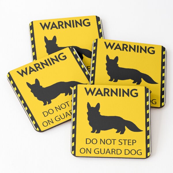 Item preview, Warning Do not step on the guard dog corgi designed and sold by Deathoftheself.