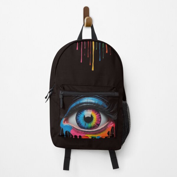 Item preview, Colorful Rainbow Eye T-Shirt – Abstract Artistic Design with Paint Drips designed and sold by startwell.