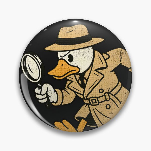 Item preview, Duck Detective – Retro Mystery designed and sold by AwesomeBeyondLimits.
