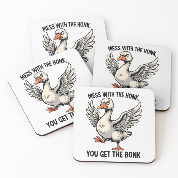 Item preview, Funny Goose Meme – Mess With The Honk, You Get The Bonk designed and sold by New Dragon.