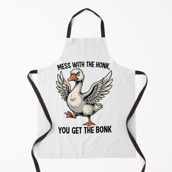 Item preview, Funny Goose Meme – Mess With The Honk, You Get The Bonk designed and sold by New Dragon.