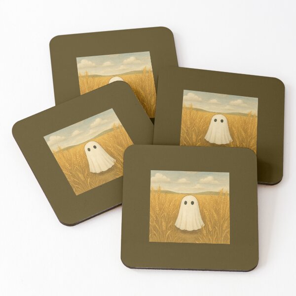 Item preview, Ghost in the Wheat Field – Whimsical Autumn Vibes designed and sold by Heavenly-Cloudz.