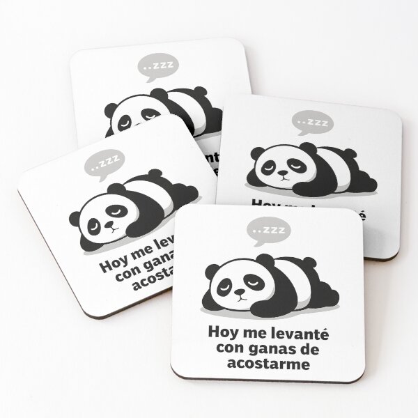 Item preview, Sleepy Panda Hoy me levante con ganas de acostarme designed and sold by stampacreates.