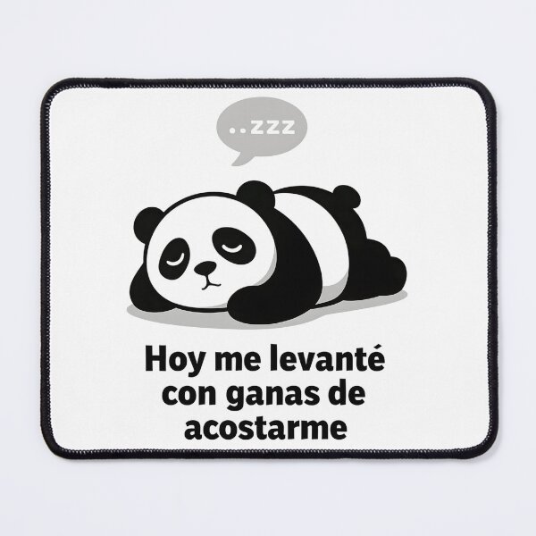 Item preview, Sleepy Panda Hoy me levante con ganas de acostarme designed and sold by stampacreates.