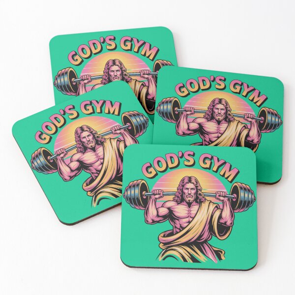 Item preview, God’s Gym – 80s Throwback Parody designed and sold by GENX-AUTISM-DAD.