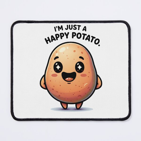Item preview, Cute Happy Potato – Kawaii Funny Cartoon Illustration designed and sold by New Dragon.