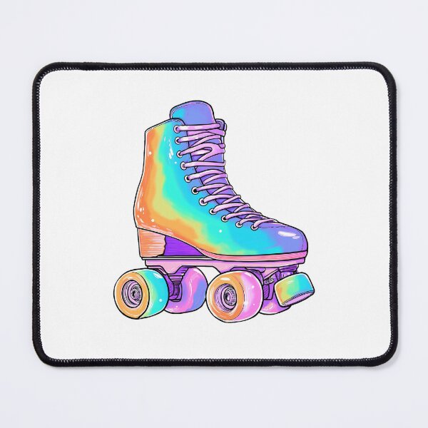 Item preview, Retro Rainbow Roller Skate – Funky Vintage Skating Design designed and sold by Kreacraft.