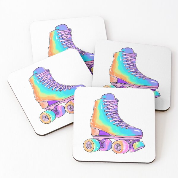 Item preview, Retro Rainbow Roller Skate – Funky Vintage Skating Design designed and sold by Kreacraft.