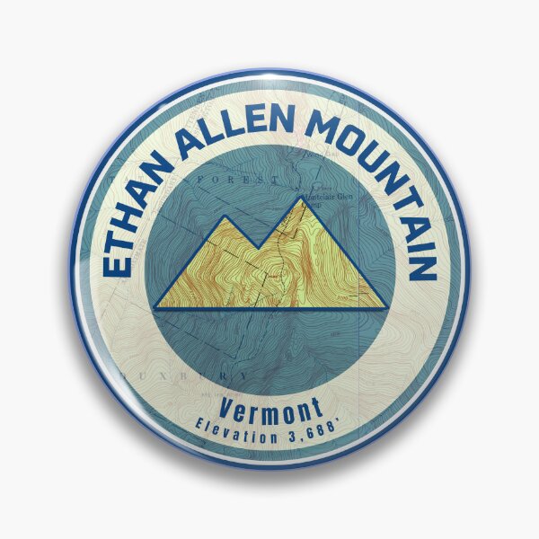 Item preview, Vermont Mountain Map - Ethan Allen designed and sold by Willz Designz.