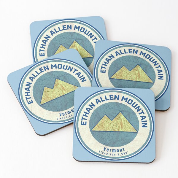 Item preview, Vermont Mountain Map - Ethan Allen designed and sold by Willz Designz.