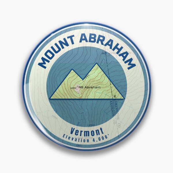 Item preview, Vermont Mountain Map - Mount Abraham designed and sold by Willz Designz.