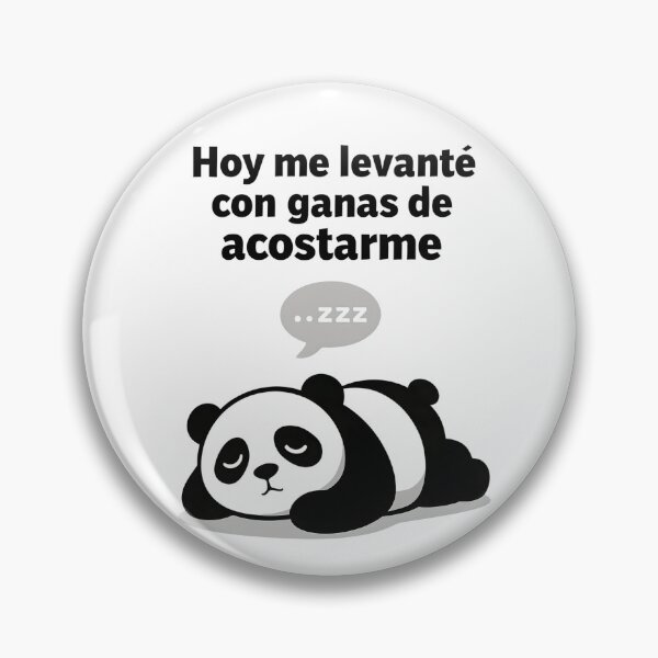 Item preview, Sleepy Panda Hoy me levante con ganas de acostarme zzz designed and sold by stampacreates.