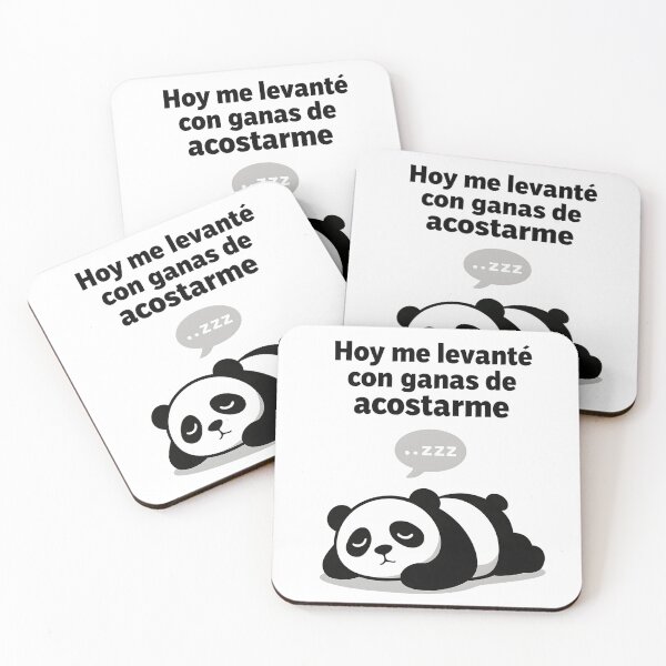 Item preview, Sleepy Panda Hoy me levante con ganas de acostarme zzz designed and sold by stampacreates.