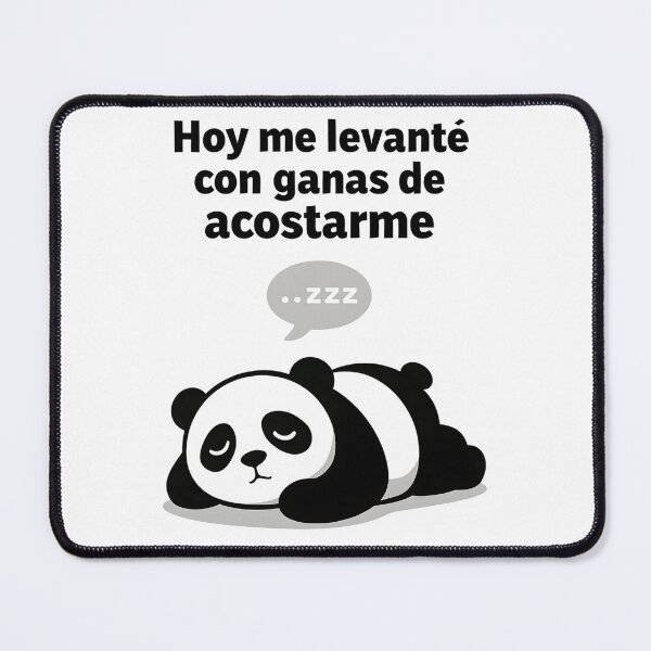 Item preview, Sleepy Panda Hoy me levante con ganas de acostarme zzz designed and sold by stampacreates.