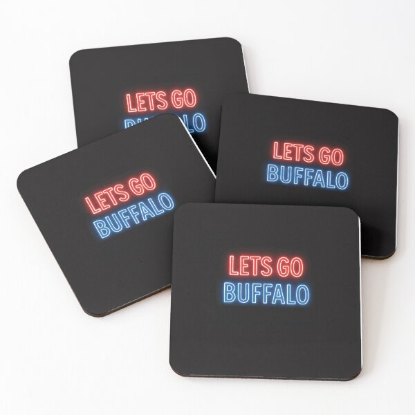 Item preview, Lets Go Buffalo Neon Sign Print designed and sold by Button Craftworks.