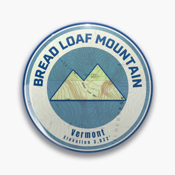 Item preview, Vermont Mountain Map - Bread Loaf Mountain designed and sold by Willz Designz.