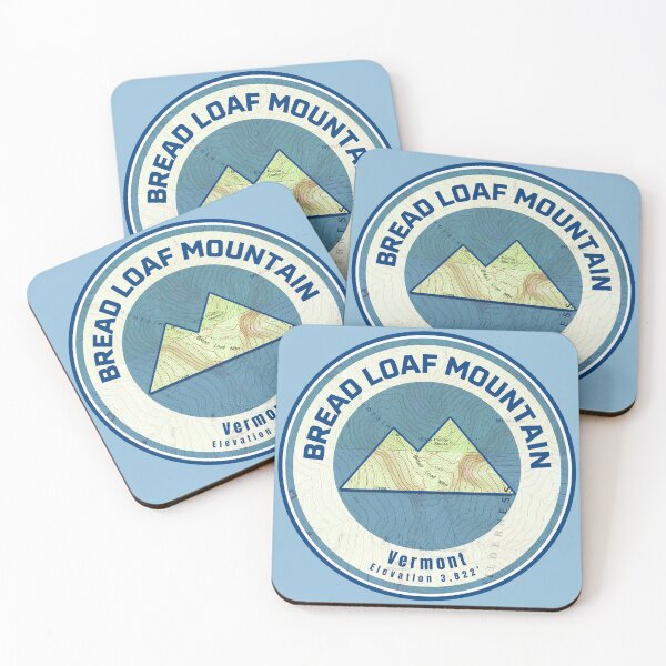 Item preview, Vermont Mountain Map - Bread Loaf Mountain designed and sold by Willz Designz.