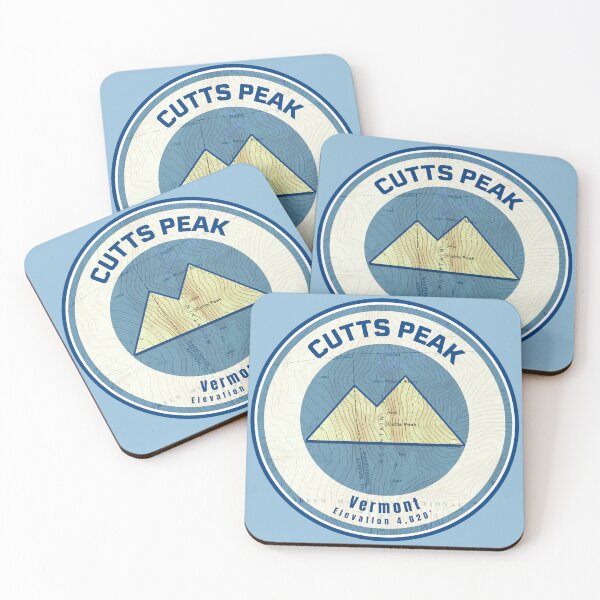 Item preview, Vermont Mountain Map - Cutts Peak designed and sold by Willz Designz.