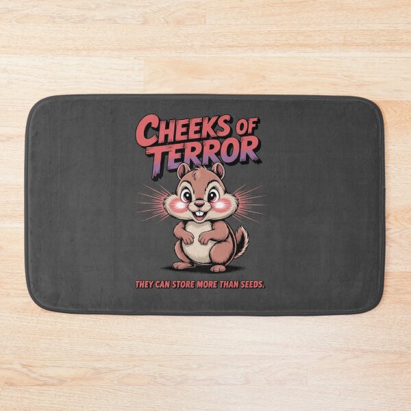 Item preview, Cheeks of terror - Chipmunk halloween - Chipmunk horror - Chipmunk monster - Chipmunk nutty designed and sold by JansenGS.