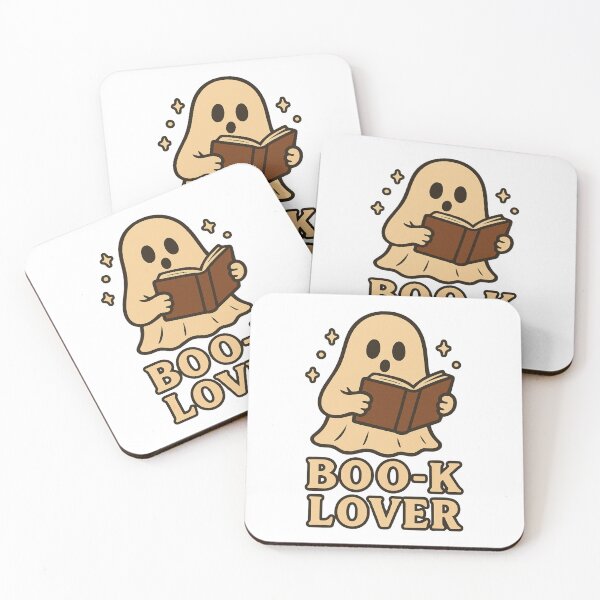Item preview, Cute Book Lover Ghost Halloween designed and sold by Prints-by-Olaf.