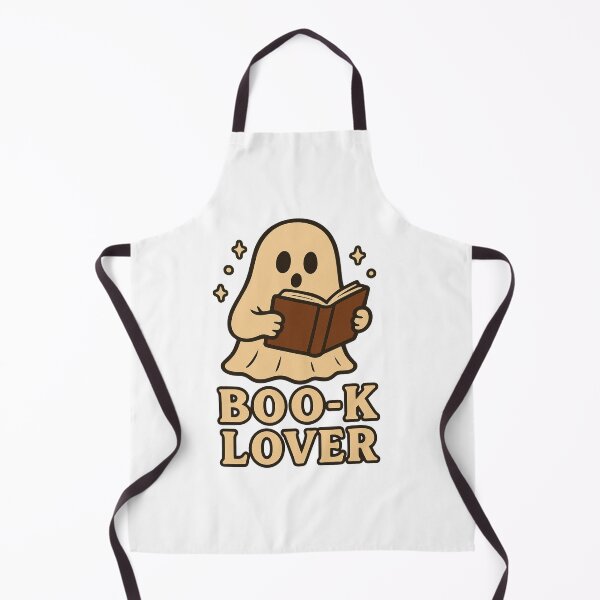 Item preview, Cute Book Lover Ghost Halloween designed and sold by Prints-by-Olaf.