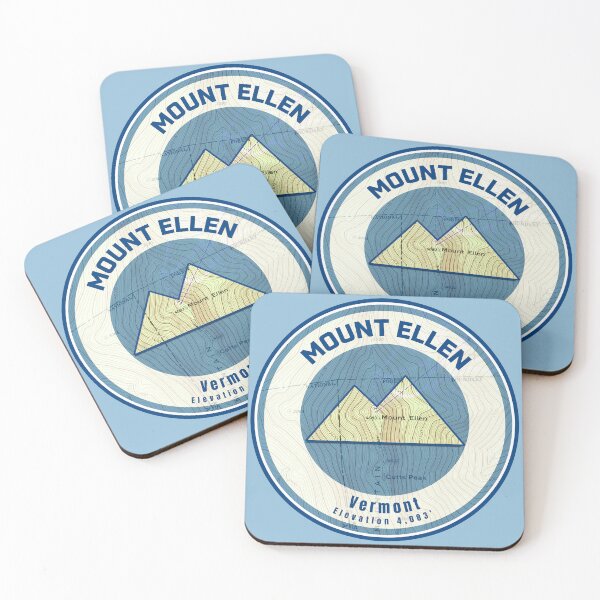 Item preview, Vermont Mountain Map - Mount Ellen designed and sold by Willz Designz.