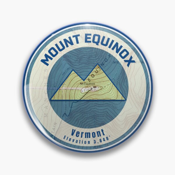Item preview, Vermont Mountain Map - Mount Equinox designed and sold by Willz Designz.