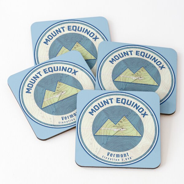 Item preview, Vermont Mountain Map - Mount Equinox designed and sold by Willz Designz.