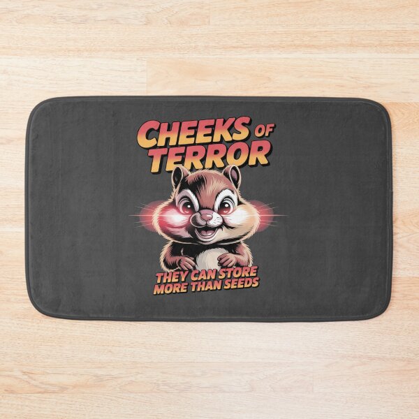 Item preview, Cheeks of terror - Chipmunk halloween - Chipmunk horror - Chipmunk monster - Chipmunk nutty designed and sold by JansenGS.