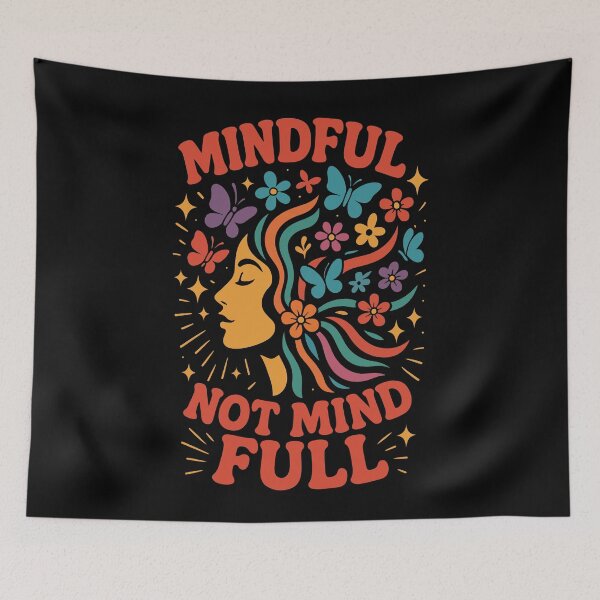Item preview, Mindful Not Mind Full Affirmation Mindfulness designed and sold by LuminOrb.