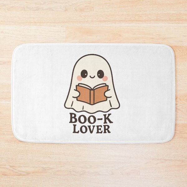 Item preview, Cute Book Lover Ghost Halloween designed and sold by Prints-by-Olaf.