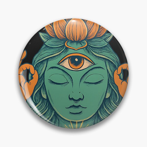 Item preview, Vibe Higher – Spiritual Third Eye Lotus designed and sold by AwesomeBeyondLimits.