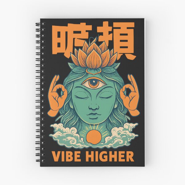 Item preview, Vibe Higher – Spiritual Third Eye Lotus designed and sold by AwesomeBeyondLimits.