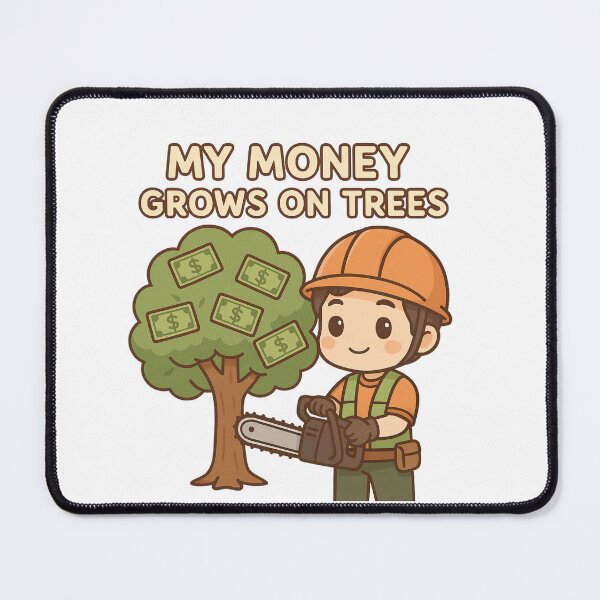 Item preview, My Money Grows On Trees Funny Gifts For Arborists designed and sold by Prints-by-Olaf.