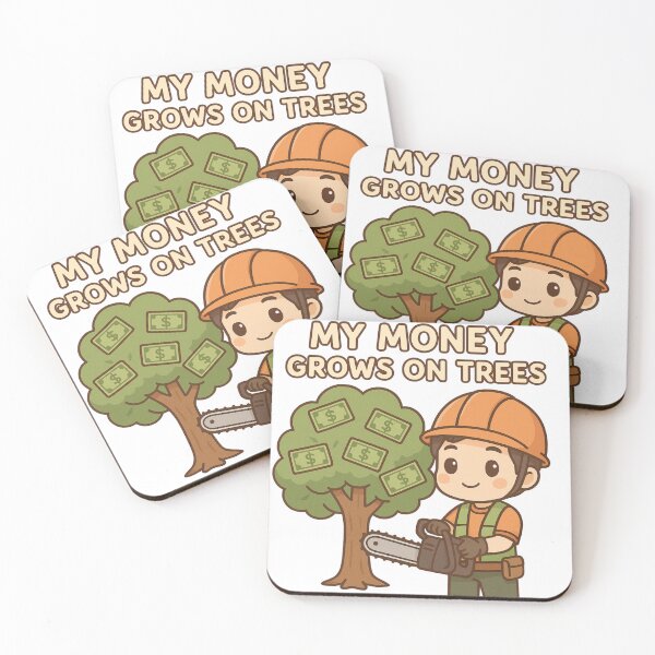 Item preview, My Money Grows On Trees Funny Gifts For Arborists designed and sold by Prints-by-Olaf.