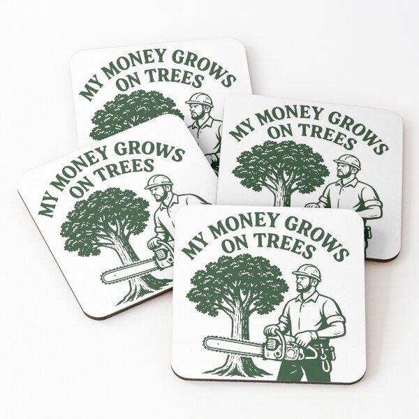 Item preview, My Money Grows On Trees Funny Gifts For Arborists designed and sold by Prints-by-Olaf.